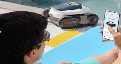 Smart App Control - SPINO pool robot with phone app