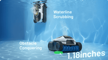 Floor, Walls & Waterline - pool robots cleaning